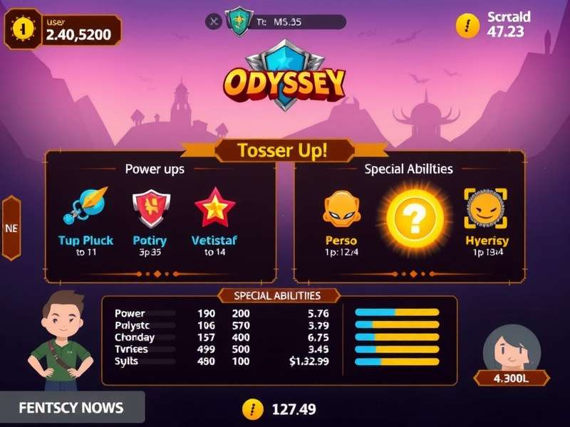 Fantastic Glory Toss Odyssey gameplay screenshot showing tossing mechanics