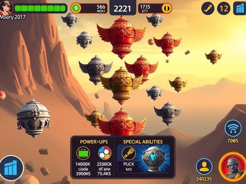 Fantastic Glory Toss Odyssey power-ups and special abilities interface